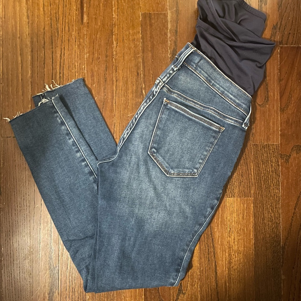 Abercrombie maternity jean legging